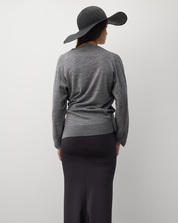 Junya Watanabe - Women's Asymmetric Knit Cardigan - (Grey)