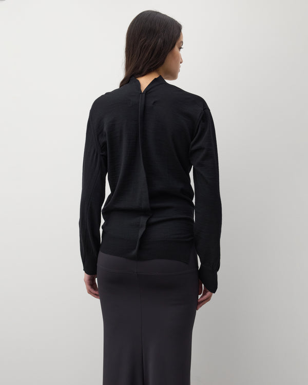 Junya Watanabe - Women's Asymmetric Longsleeve Sweater - (Black)