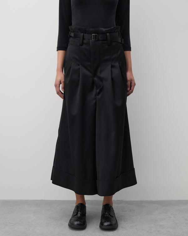 Junya Watanabe - Women's Pleated Cuffed Trousers - (Black)
