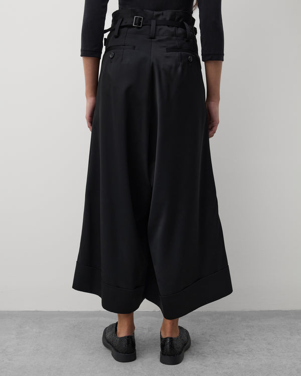 Junya Watanabe - Women's Pleated Cuffed Trousers - (Black)