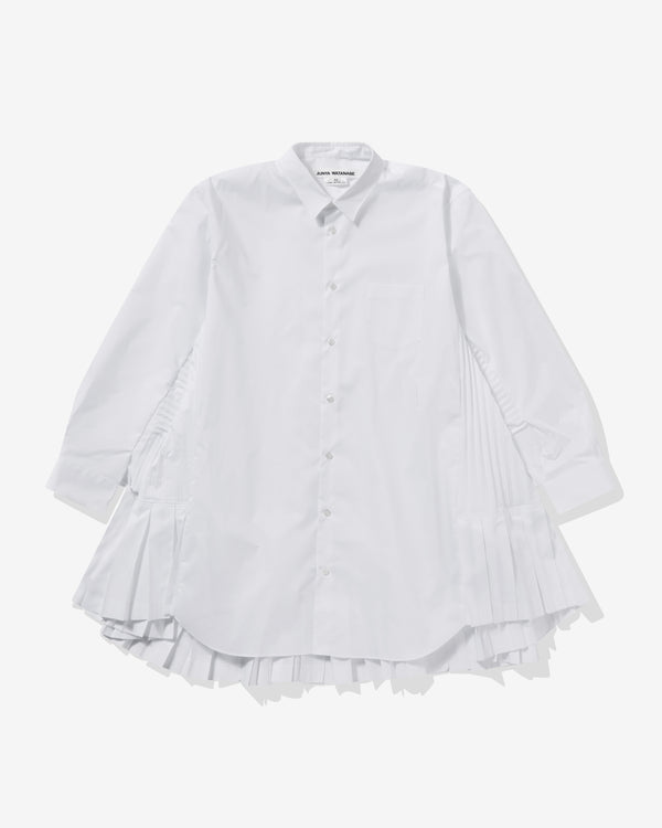 Junya Watanabe - Women's Pleated Winged Shirt - (White)