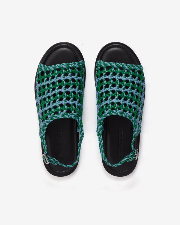 JW Anderson - Women's Woven Sandal - (Blue/Green)