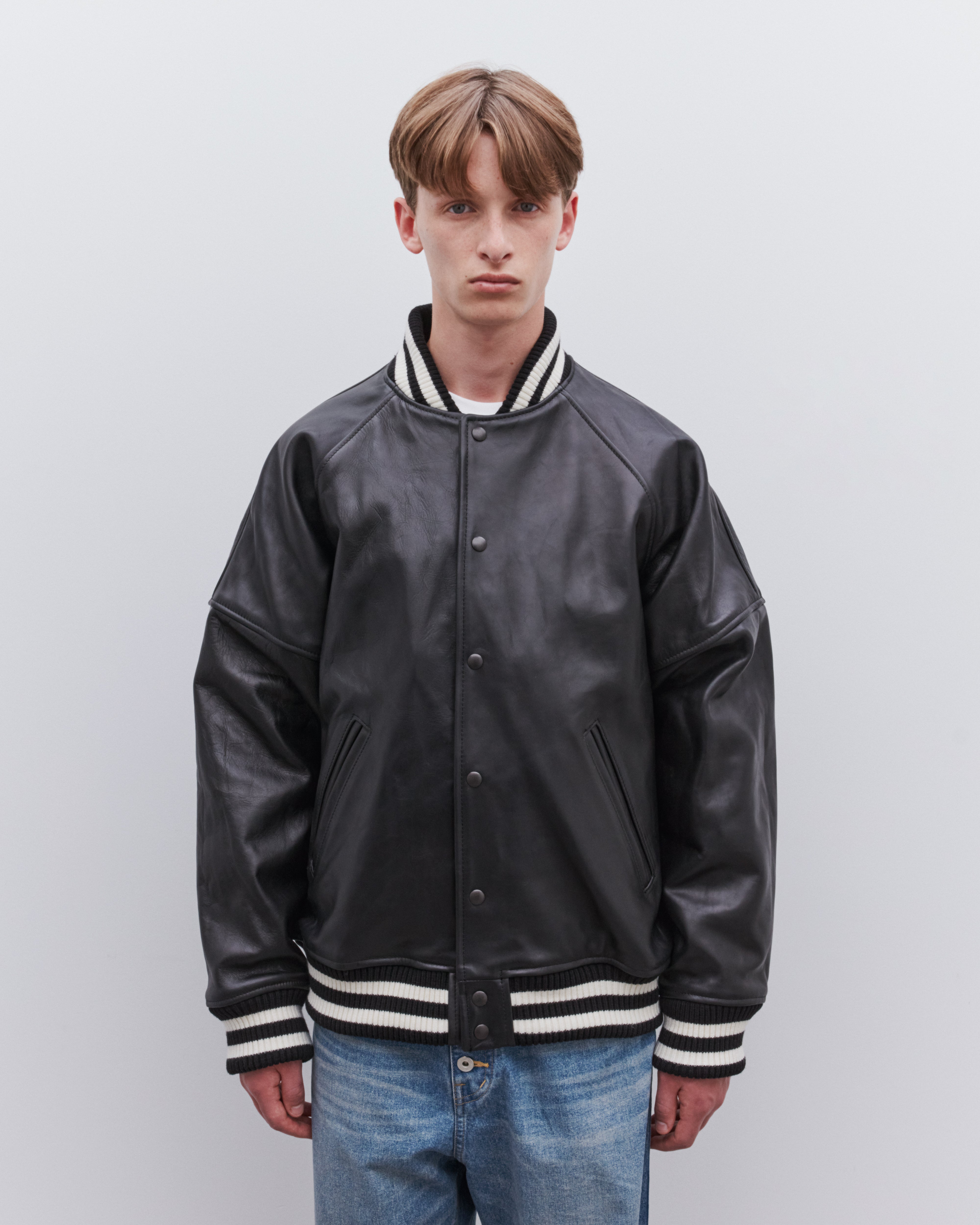 Junya Watanabe MAN - Schott Leather Jacket - (Black)