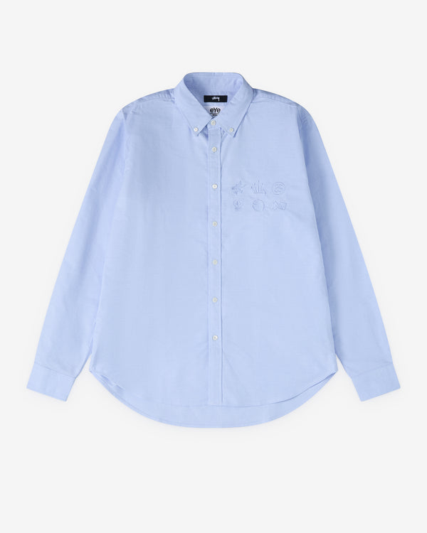 eye Junya Watanabe Man - Men's Stüssy Oxford Shirt - (Sax Blue)