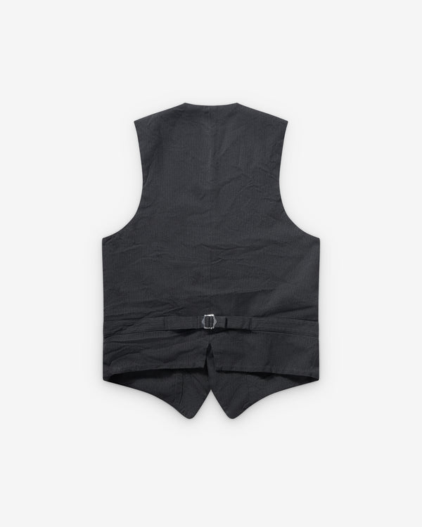Junya Watanabe Man - Men's Patchwork Vest - (Black/Grey)