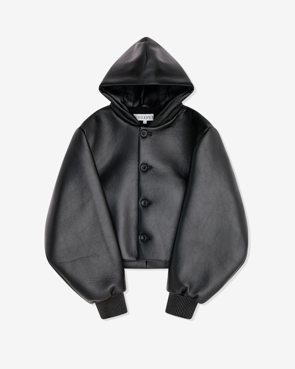 J.W. Anderson - Women's Cropped Hooded Blouson Jacket - (Black)