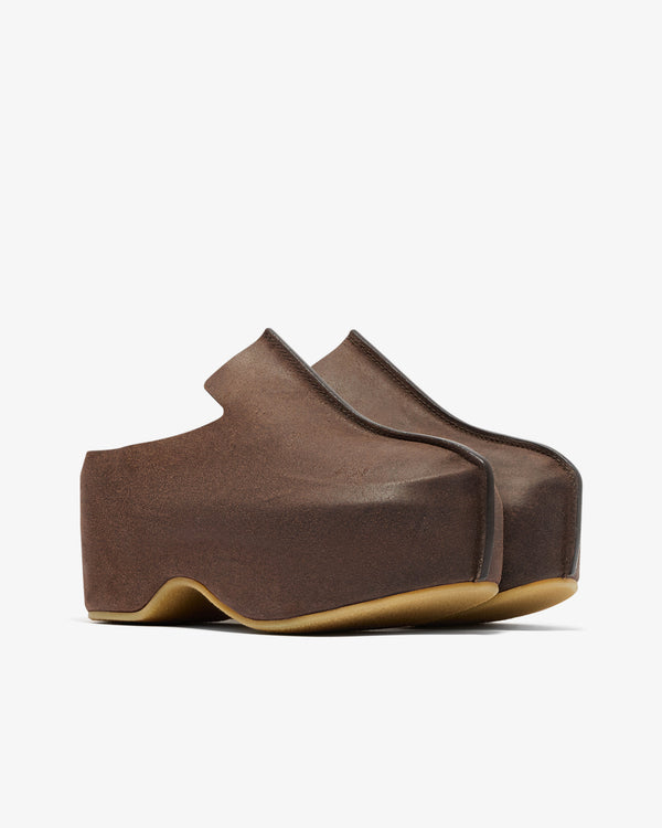 J.W. Anderson - Women’s Platform Clog - (Deep Walnut)