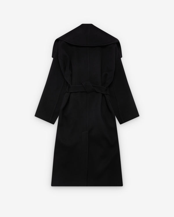 J.W. Anderson - Women's Longline Wrap Front Coat - (Black)
