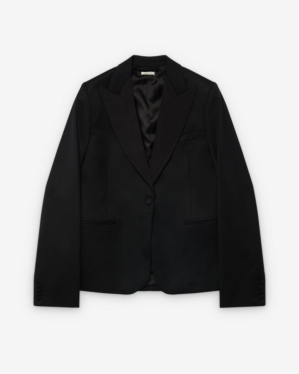 J.W. Anderson - Women's Fitted Tuxedo Jacket - (Black)