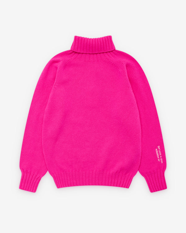 J.W. Anderson - Women's Turtle Neck Jumper - (Neon Pink)