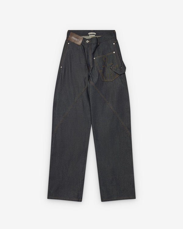 J.W. Anderson - Women's Twisted Workwear Jeans - (Indigo)