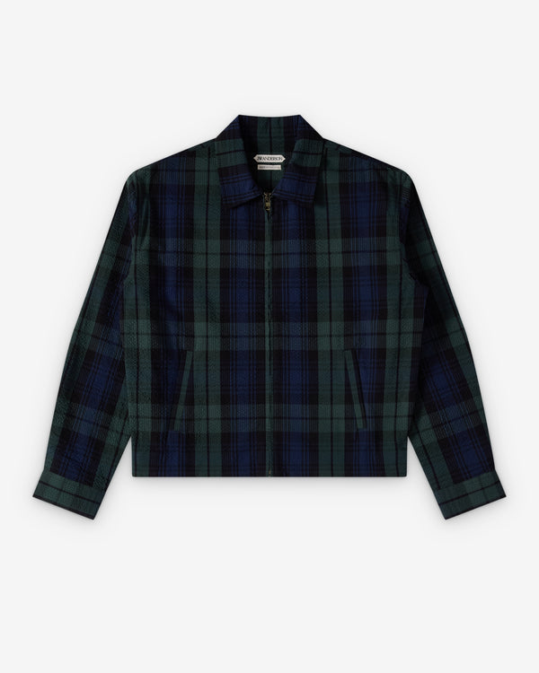 JW Anderson  - Men's Front Zip Blouson - (Navy/Green)