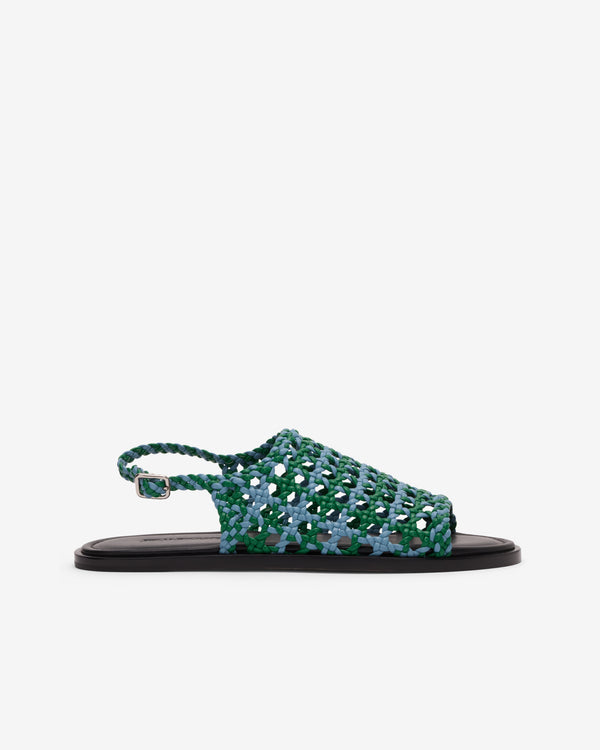 JW Anderson - Women's Woven Sandal - (Blue/Green)