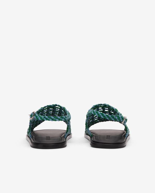 JW Anderson - Women's Woven Sandal - (Blue/Green)