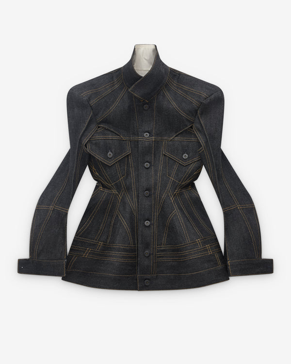 Junya Watanabe - Women’s Structured Denim Jacket - (Indigo)