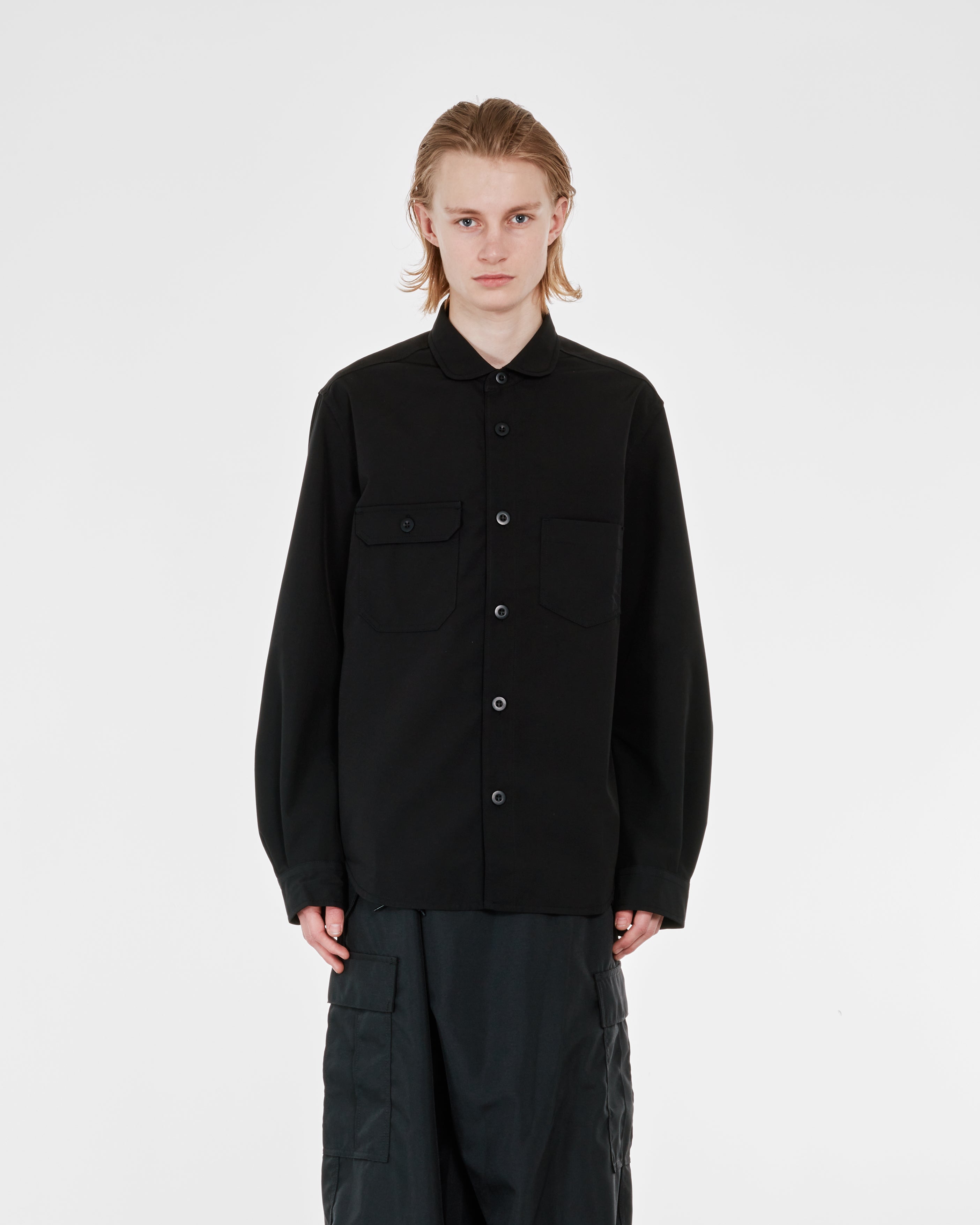 Junya Watanabe MAN - Men's Cotton Polyester Shirt - (Black)
