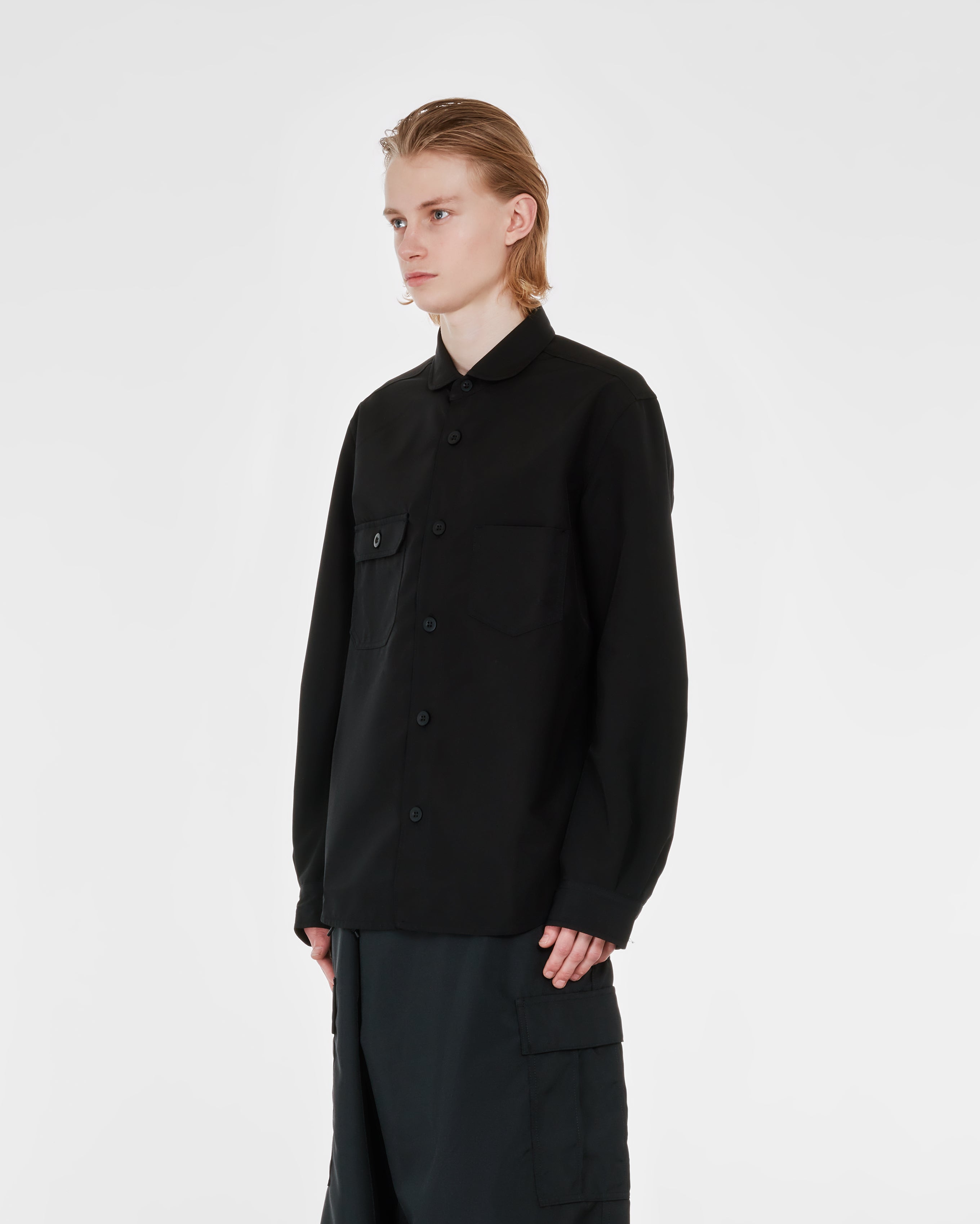 Junya Watanabe MAN - Men's Cotton Polyester Shirt - (Black)