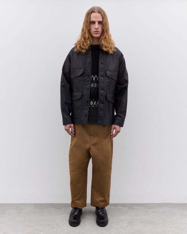 Junya Watanabe Man - Men’s Filson Faux Leather Panelled Jacket - (Black)