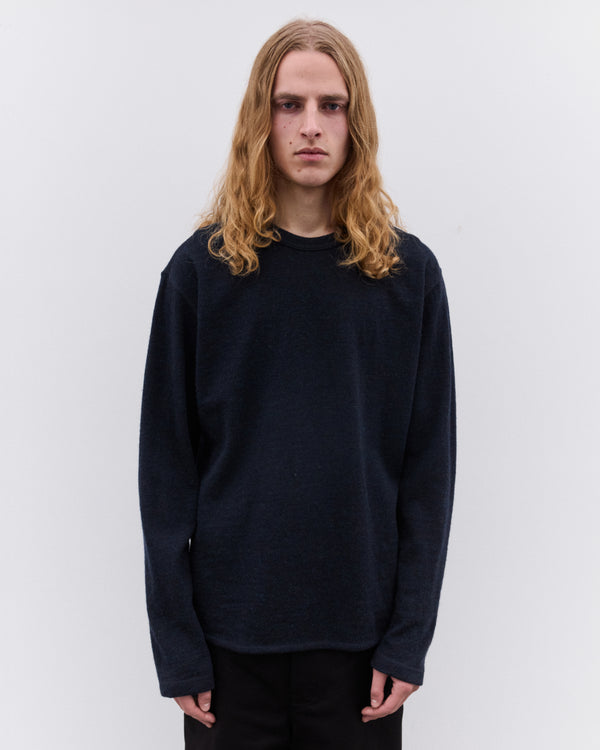 Junya Watanabe Man - Men’s Flatlock Seam Jersey - (Charcoal)