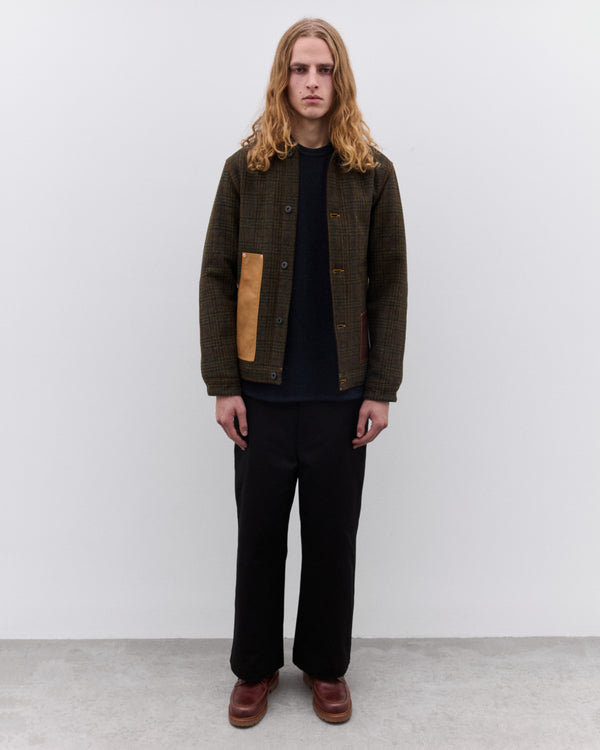 Junya Watanabe Man - Men’s Flatlock Seam Jersey - (Charcoal)