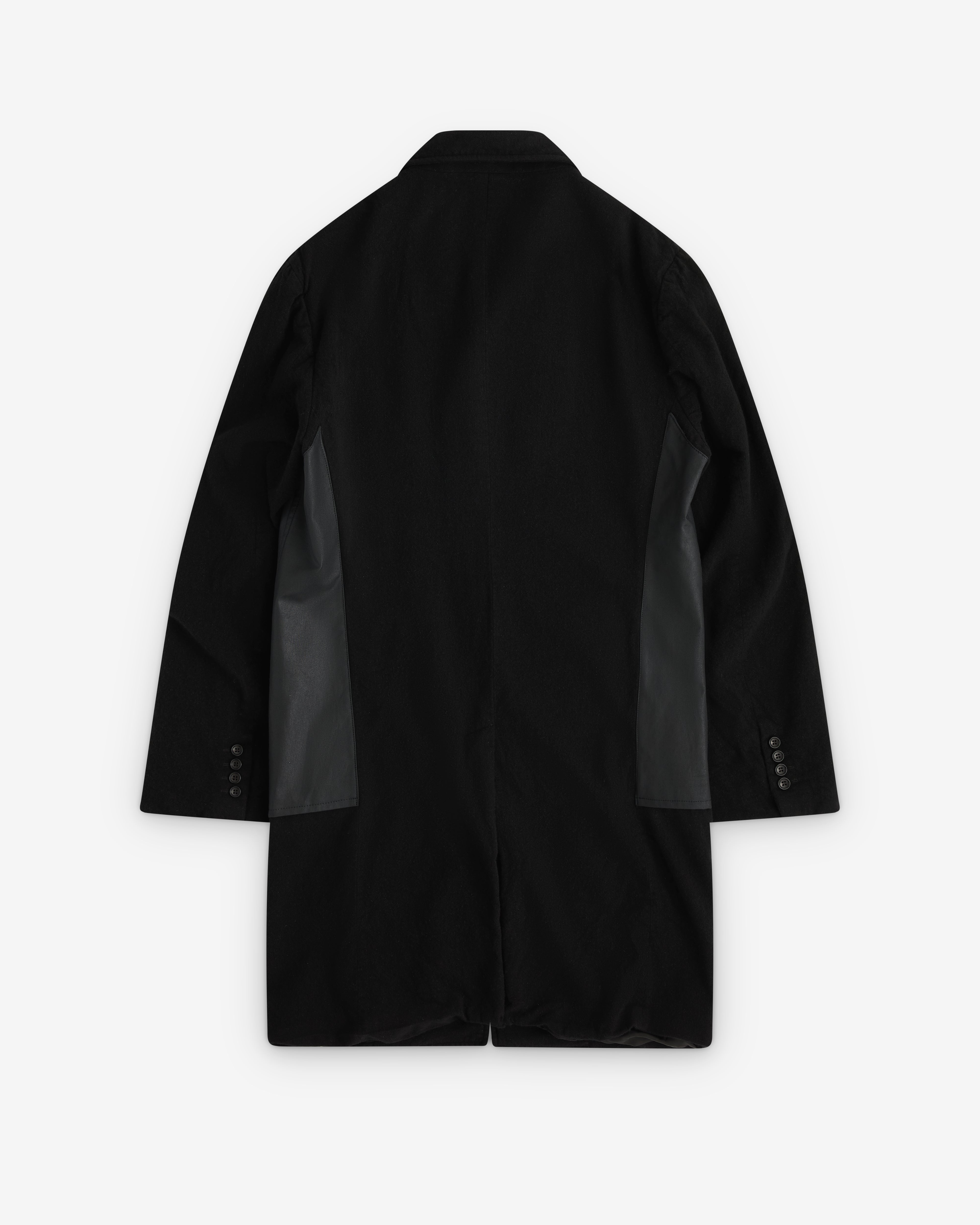 Junya Watanabe MAN: Filson Men's Wool Waxed Coat (Black) | Dover