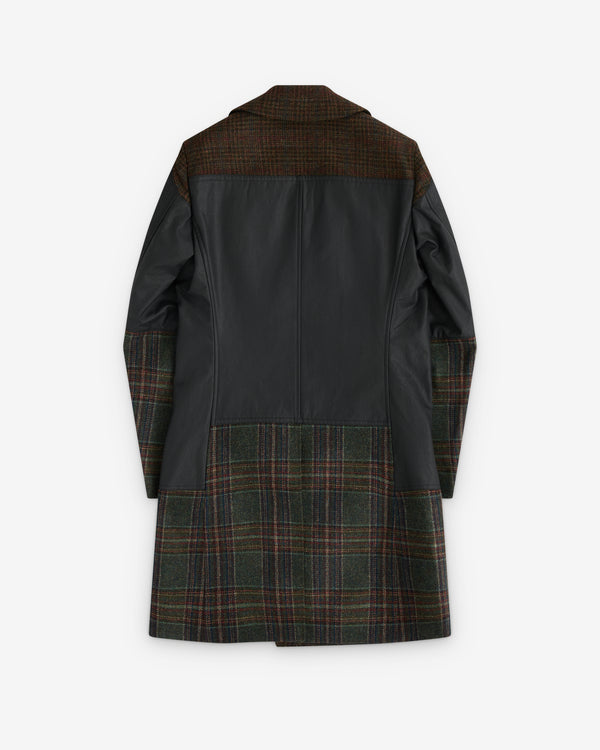 Junya Watanabe MAN - Filson Men’s Quilted Waxed Long Coat - (Black/Khaki)