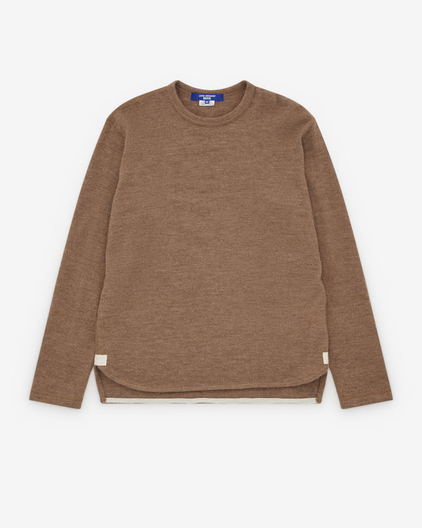 Junya Watanabe Man - Men’s Flat Lock Seam Jersey - (Stone)