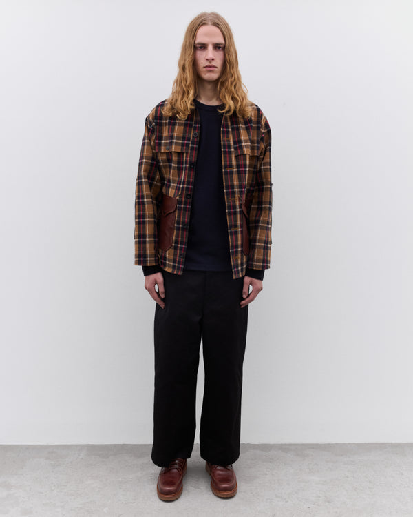 Junya Watanabe Man - Men’s Wool Long Sleeve T-Shirt - (Navy)