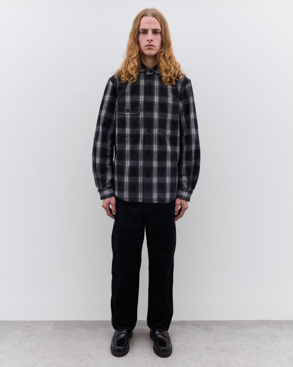 Junya Watanabe Man - Men’s Check Panelled Shirt - (Black/White)