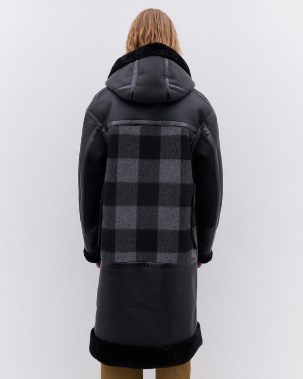 Junya Watanabe Man - Men’s Filson Faux Fur Trimmed Coat - (Black)