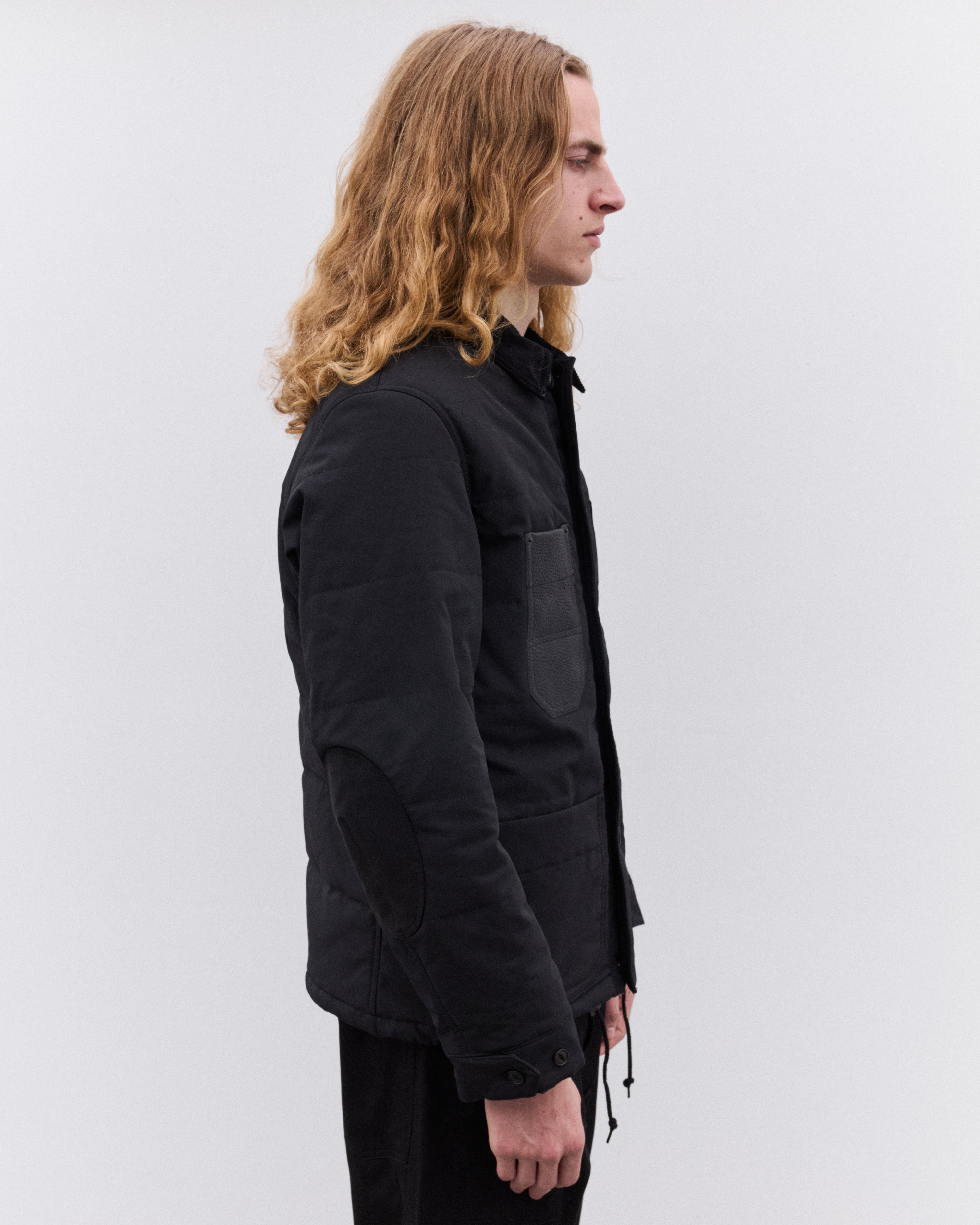 Junya Watanabe Man: Men's Quilted Jacket (Black) | DSML E-SHOP