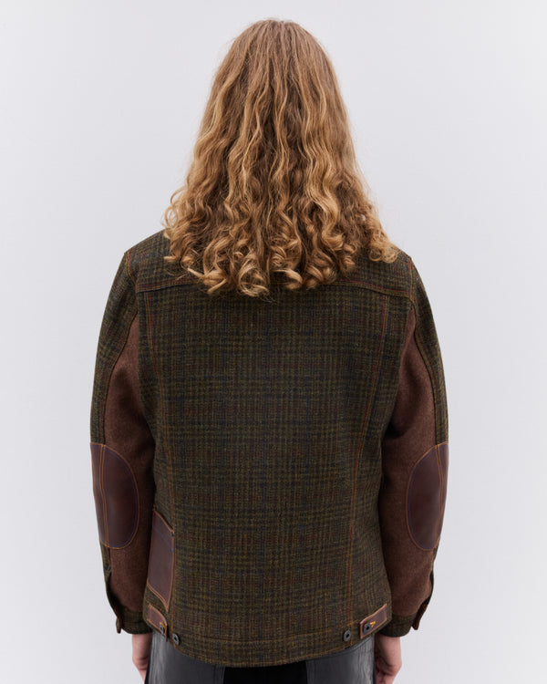 Junya Watanabe Man - Men’s Check Jacket - (Khaki/Brown)