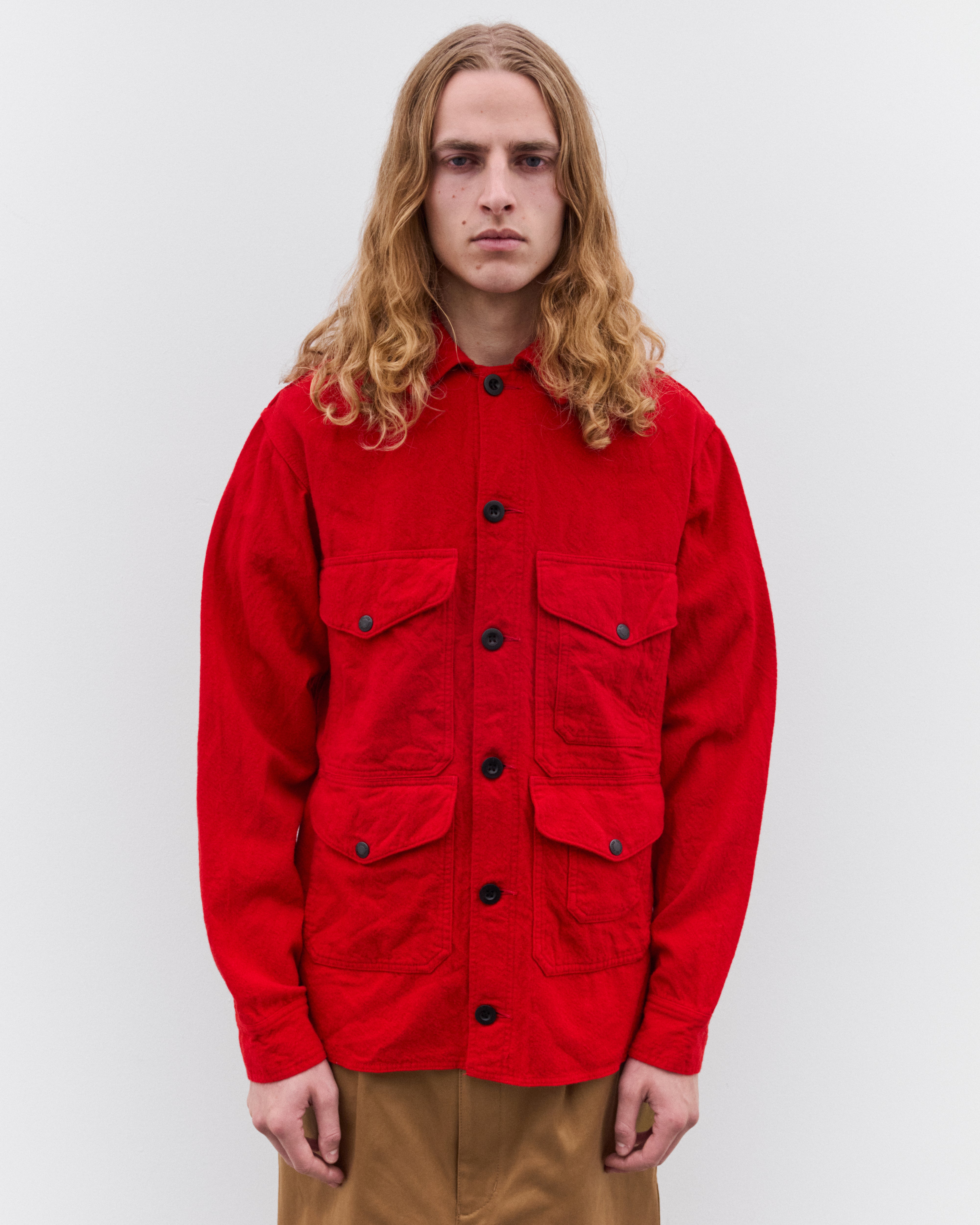 Junya Watanabe Man: Men's Deck Jacket (Red) | DSML E-SHOP