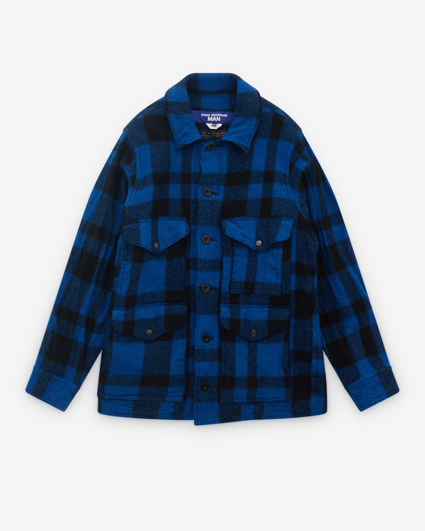 Junya Watanabe Man - Men’s Filson Check Jacket - (Blue/Black)