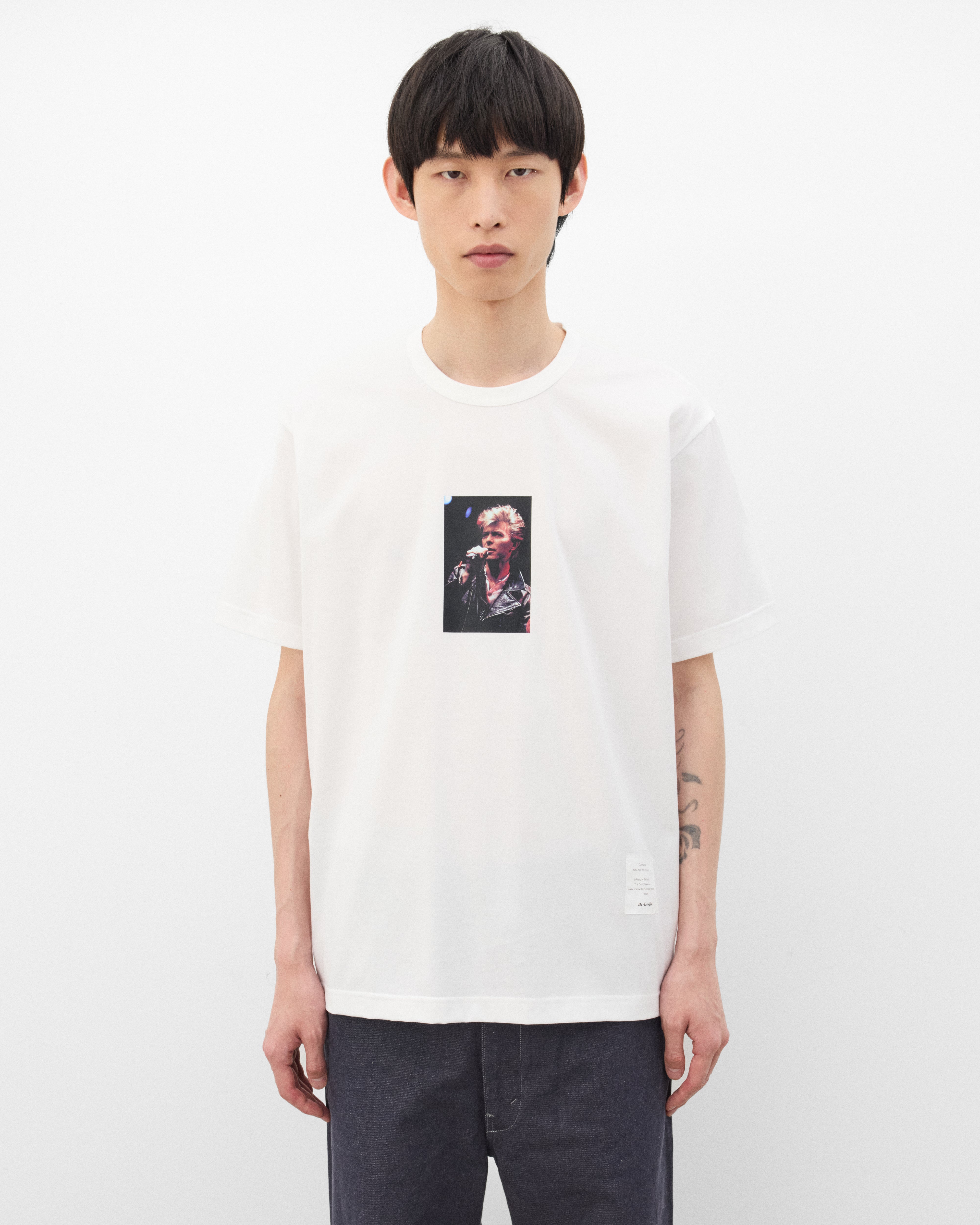 EYE Junya Watanabe Man: Men's BerBerJin David Bowie T-Shirt (White