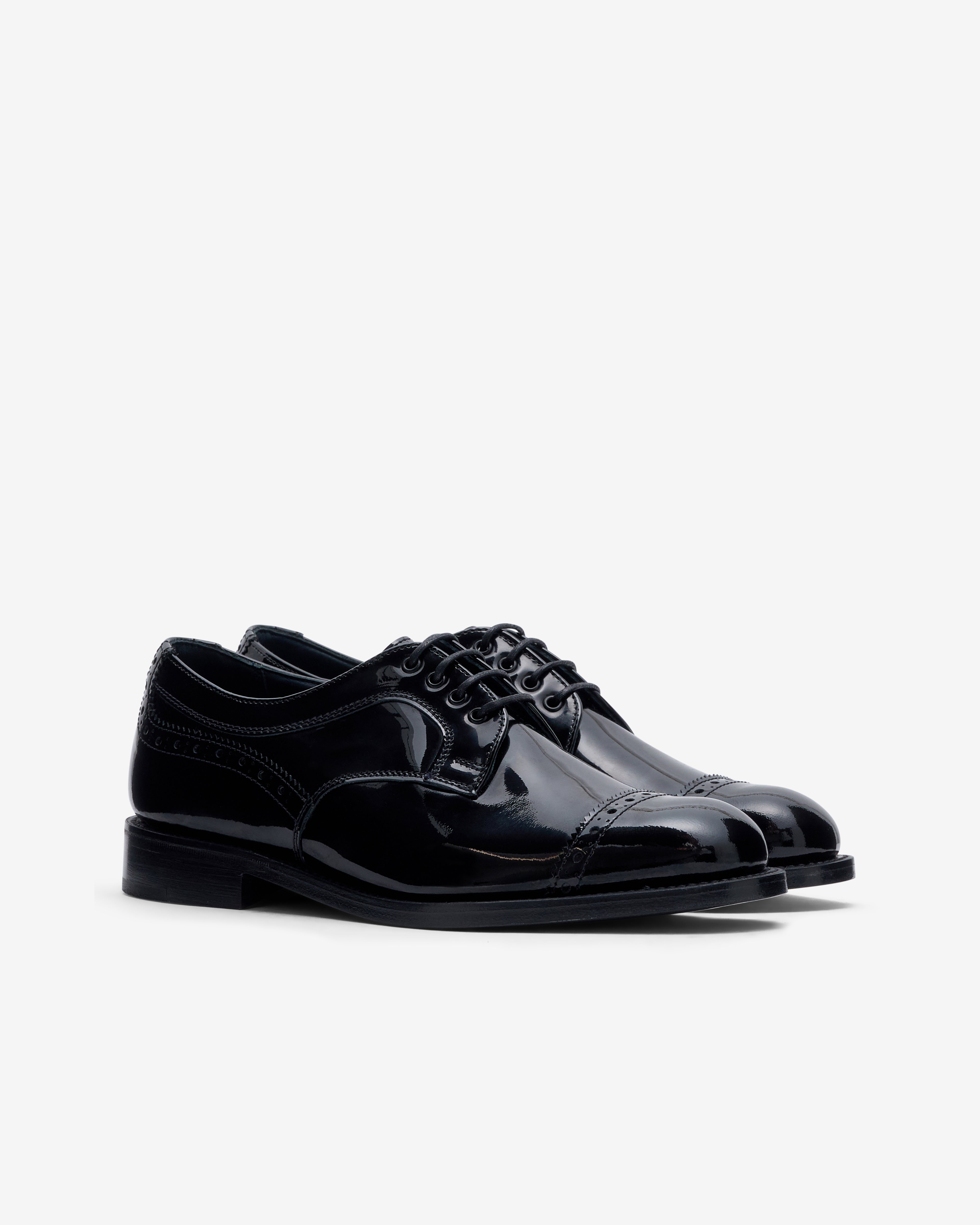 Junya Watanabe MAN: Men's Trickers Derby Shoes (Black) | Dover