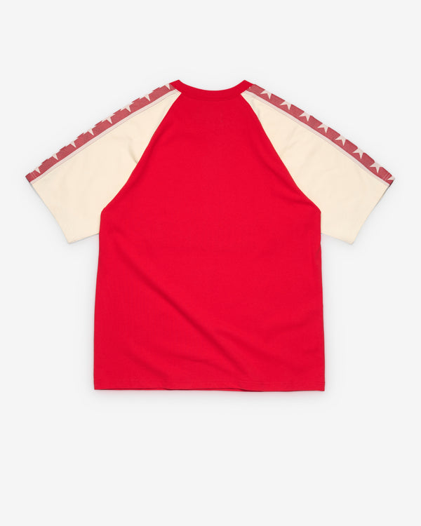 Denim Tears - Men's Jacquard City Short Sleeve T-Shirt - (Red)