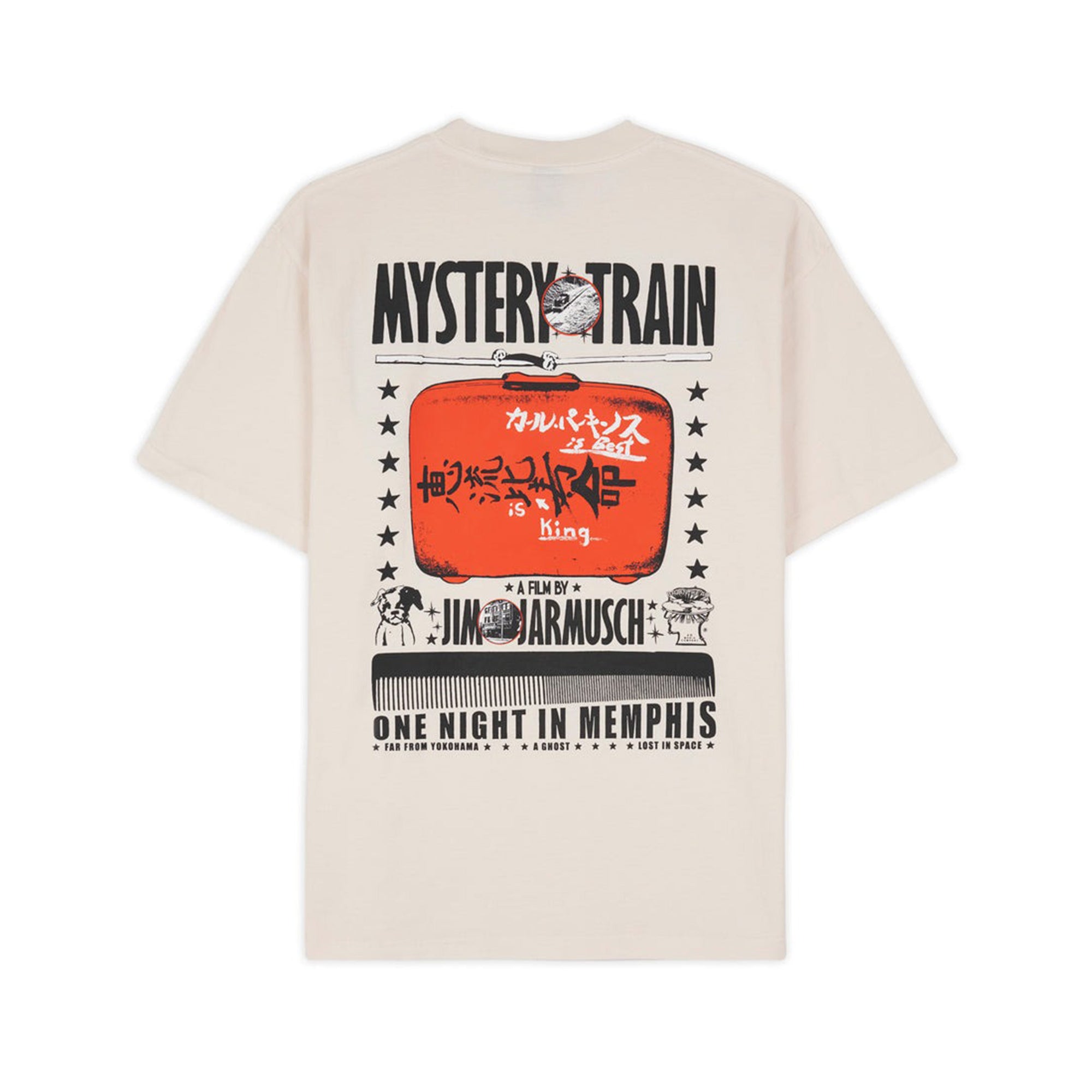 Brain Dead - Jim Jarmusch Men’s Mystery Train T-Shirt - (Natural) view 2