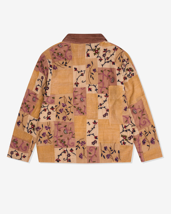 Kartik Research - Men’s Patchworked Chore Coat - (Yellow)