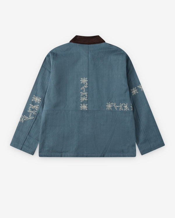 Kartik Research - Men's Cotton Twill Patchwork Jodhpur Jacket - (Navy)