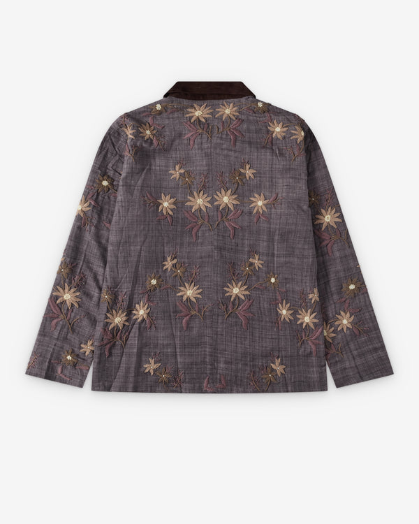 Kartik Research - Men's Silk Chore Coat - (Navy)