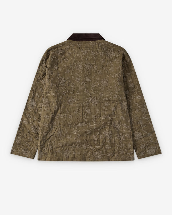 Kartik Research - Men's Cotton Chore Coat - (Brown)