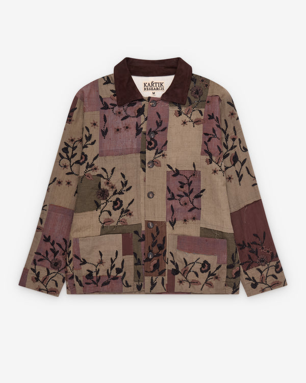 Kartik Research - Men's Patchwork Palampore Chore Coat - (Multi)