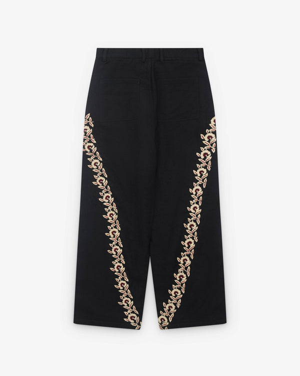 Kartik Research - Men’s Sultan Pant - (Black/Ecru)