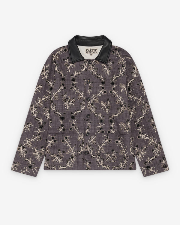 Kartik Research - Men's Palampore Chore Coat - (Black/Multi)