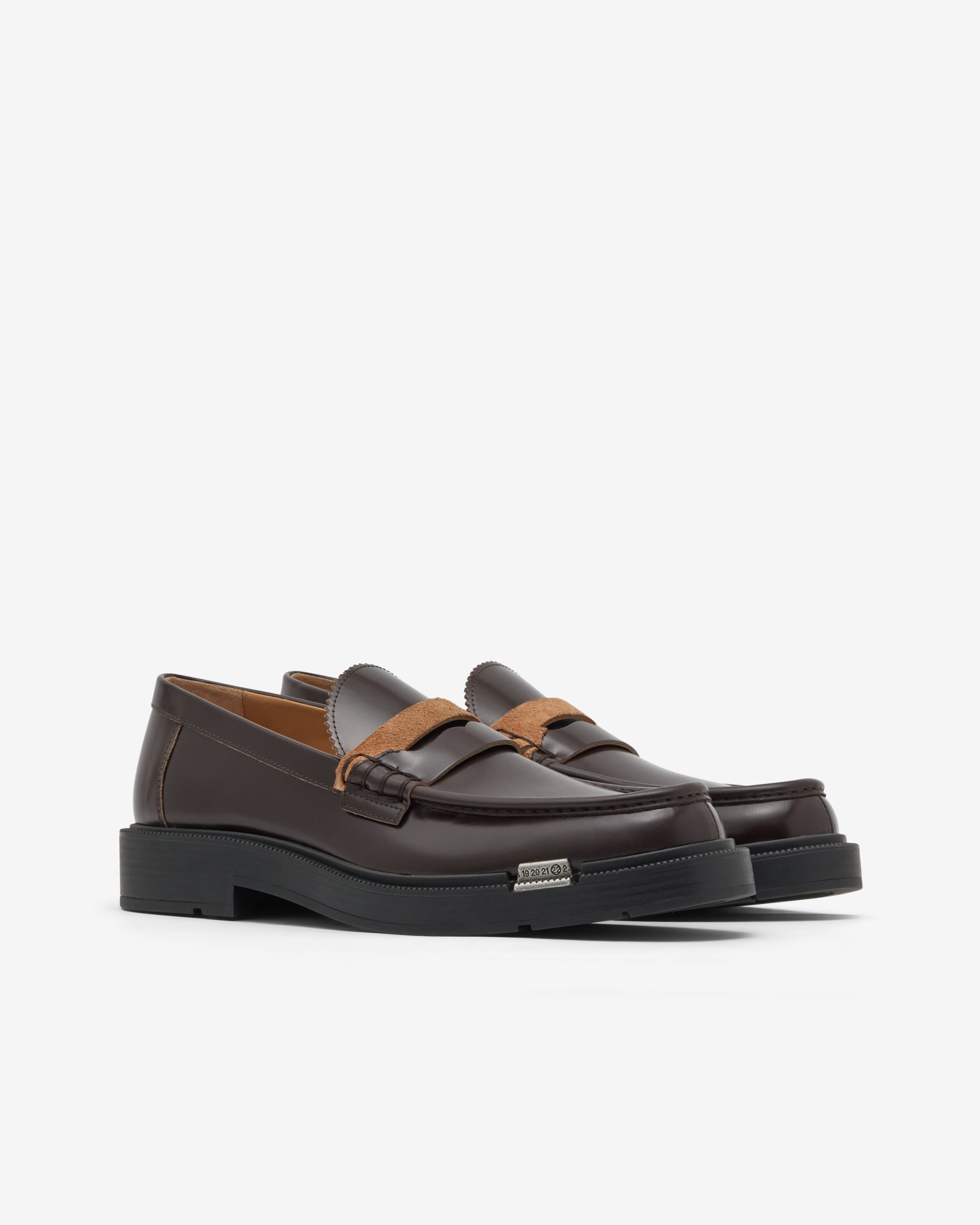 Maison Margiela: Men's Décortiqué Loafer (Brown) | Dover Street