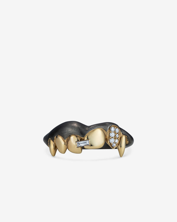 Kasun -  Some Mouth On You Ring - (Black/Gold