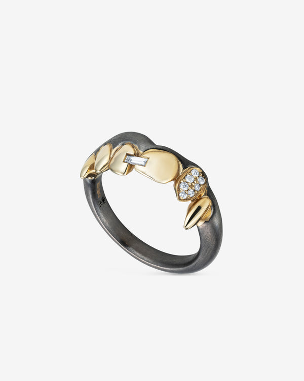 Kasun -  Some Mouth On You Ring - (Black/Gold