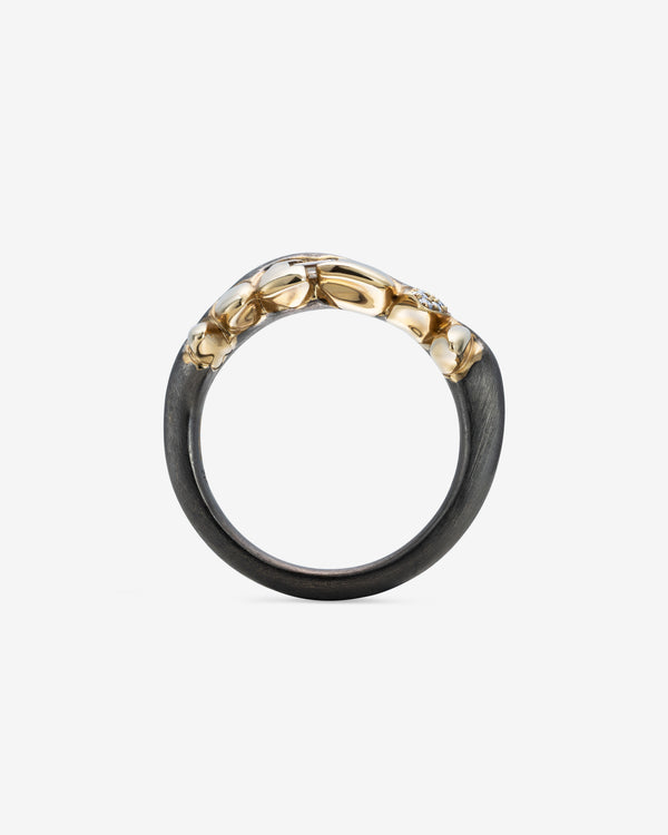 Kasun -  Some Mouth On You Ring - (Black/Gold