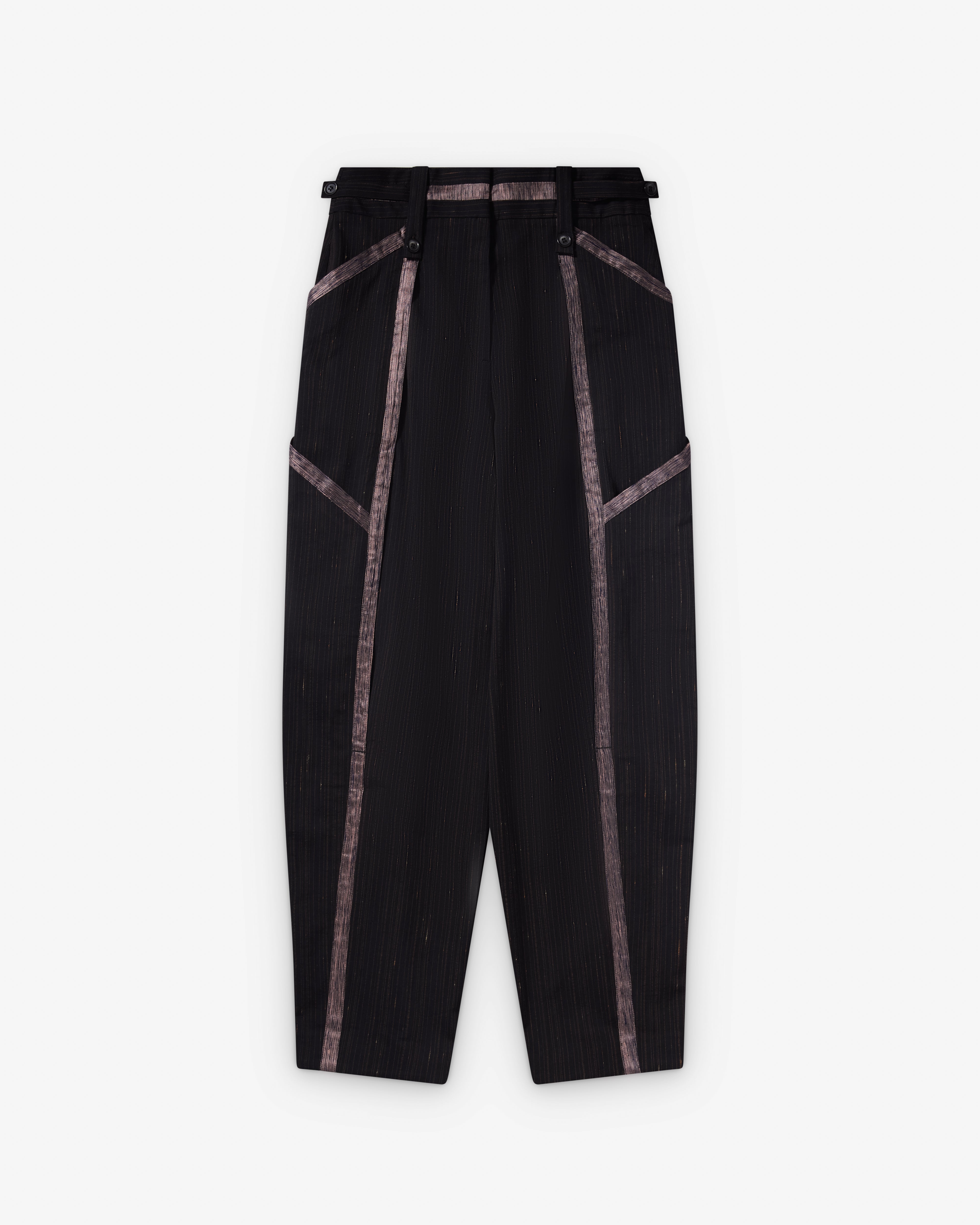 Kiko Kostadinov : Women's Audax Trousers (Charcoal/Rose) | Dover